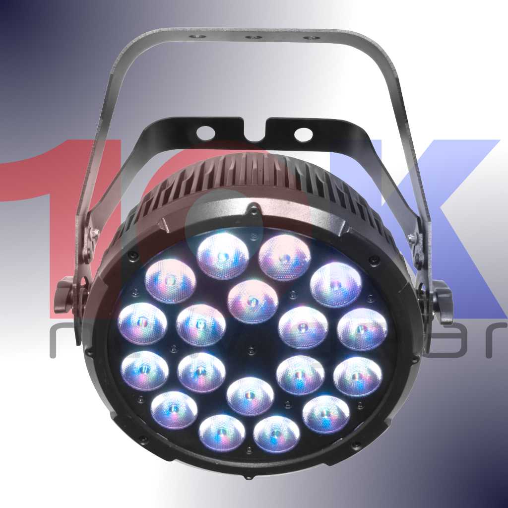 Powerdrive Audio Support Systems 10KNew-Chauvet-Professional-Colordash-Par-Quad-18-FRONT