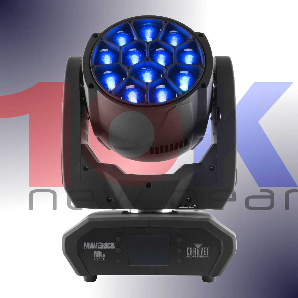 Powerdrive Audio Support Systems 10Knew-Chauvet-Professional-Maverick-MK2-Wash-FRONT