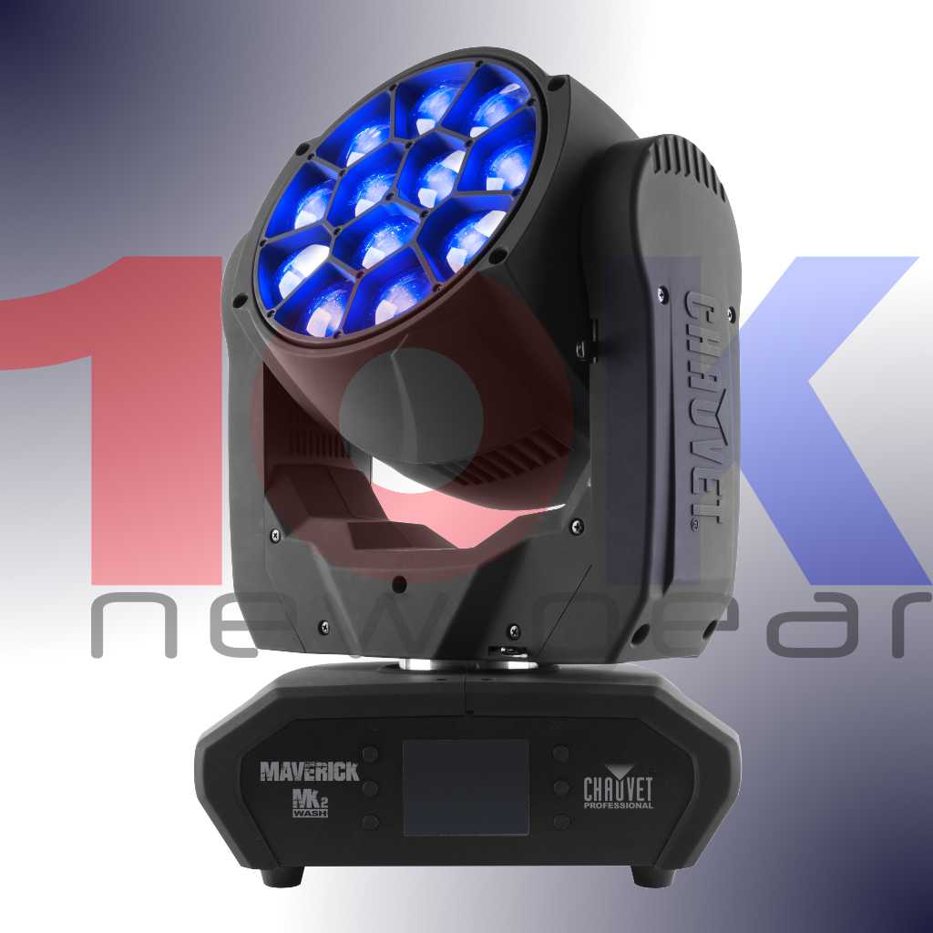 Powerdrive Audio Support Systems 10Knew-Chauvet-Professional-Maverick-MK2-Wash-LEFT