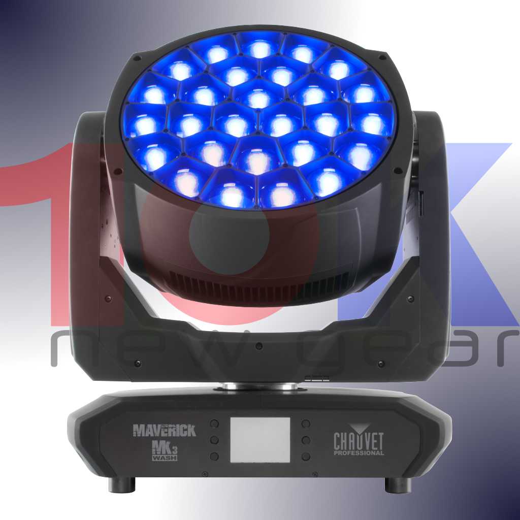 Powerdrive Audio Support Systems 10Knew-Chauvet-Professional-Maverick-MK3-Wash-FRONT