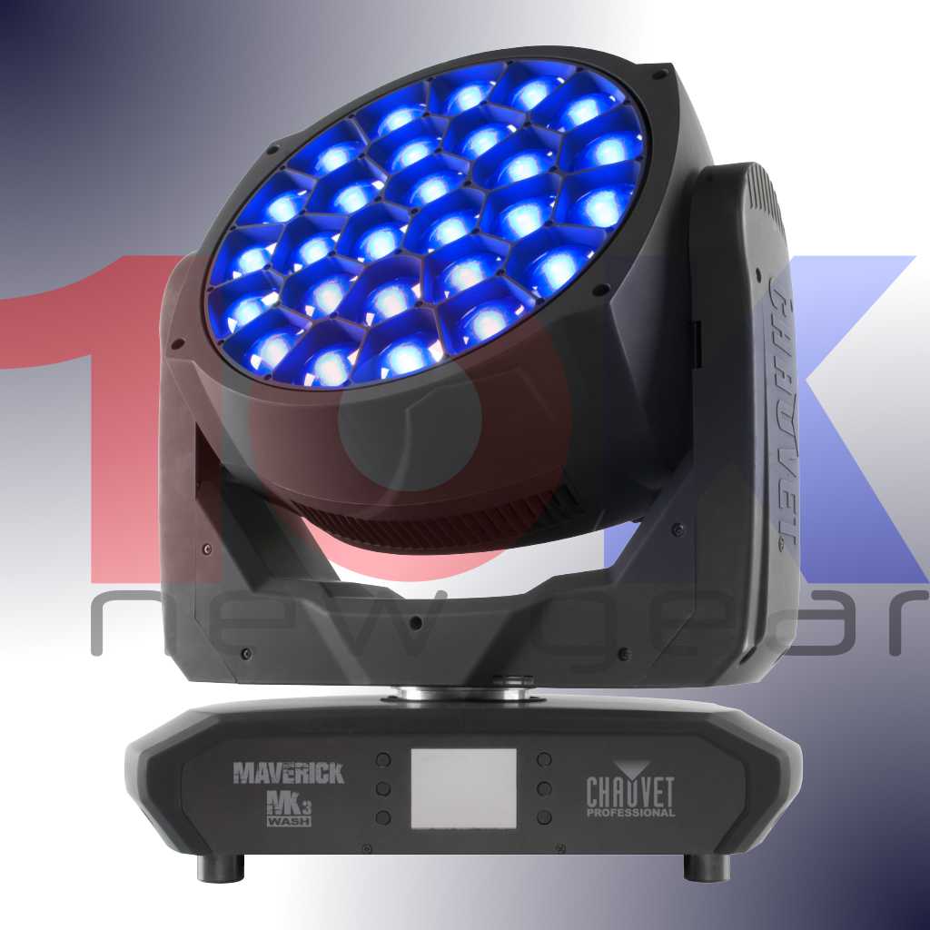 Powerdrive Audio Support Systems 10Knew-Chauvet-Professional-Maverick-MK3-Wash-LEFT